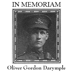 Oliver Gordon Darymple - Torontonensis, 1917