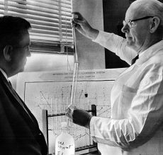 Fluoride tested for Metro worker, Toronto - 1963