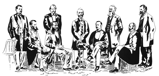 The Founding Fathers at the Meeting - January 3, 1867